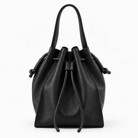 Women's Bucket Soft Leather Shoulder Bag