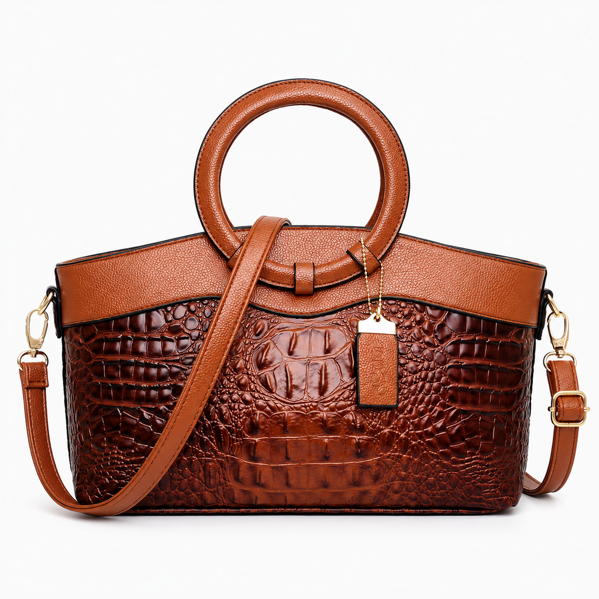 PEVELL handbag — Brown front view