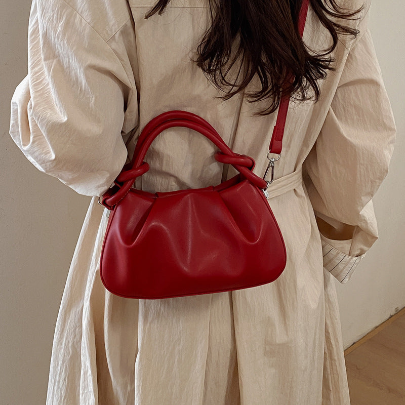 Pevell Pleated Shoulder Bag, view 7