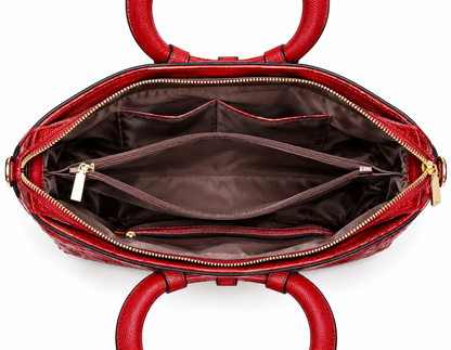PEVELL handbag — Red open interior