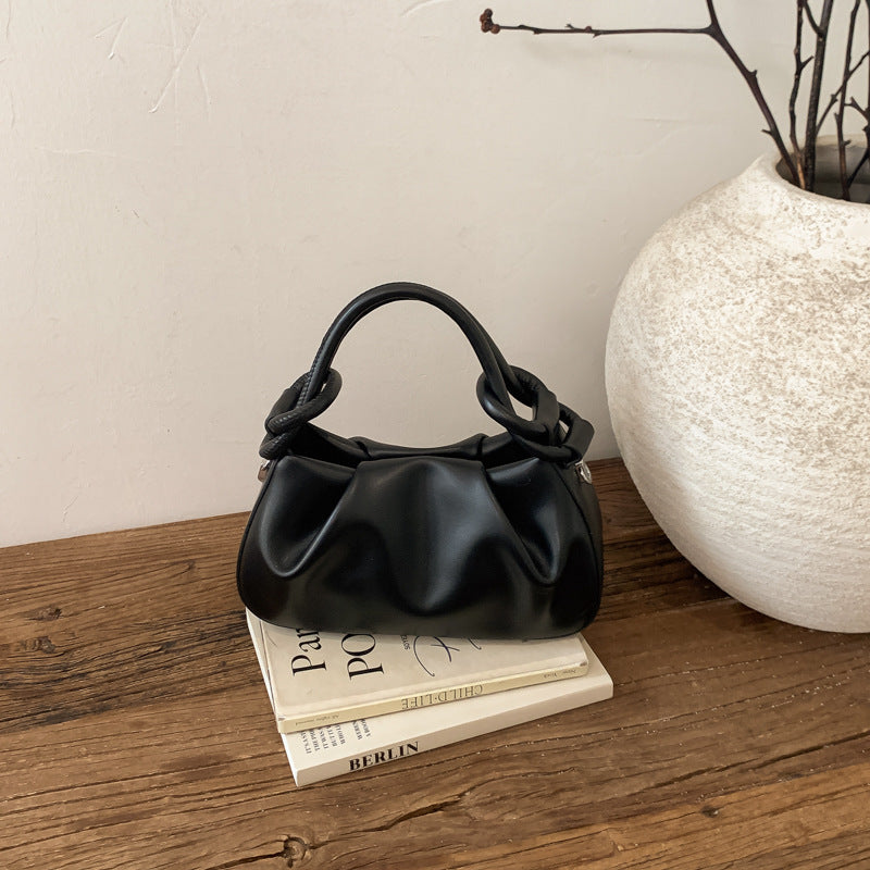 Pevell Pleated Shoulder Bag, view 9