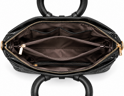 PEVELL handbag — Black open interior