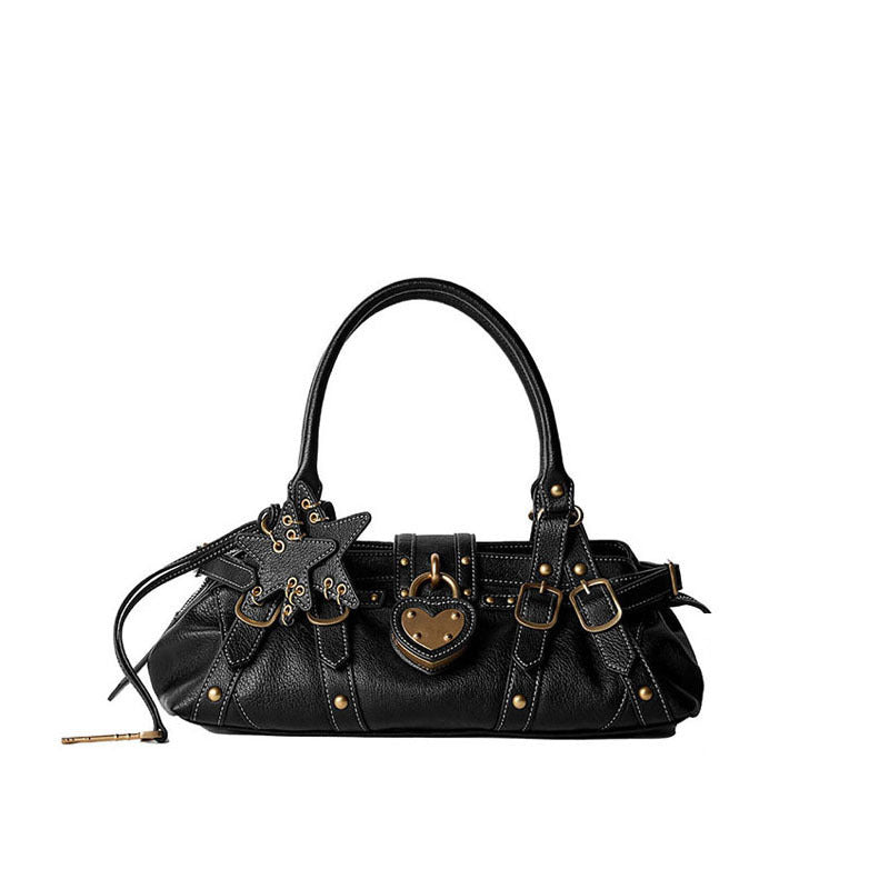 Women's Retro Vegan Leather Underarm Bag by Pevell, view 10