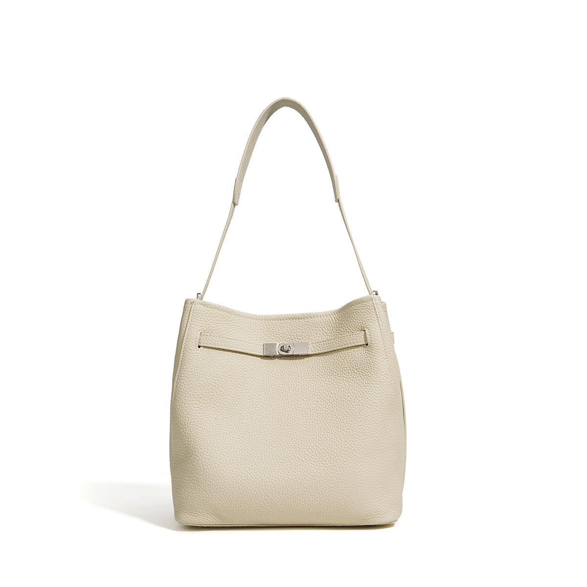 Women's Genuine Leather Bucket Tote Bag by Pevell, view 6