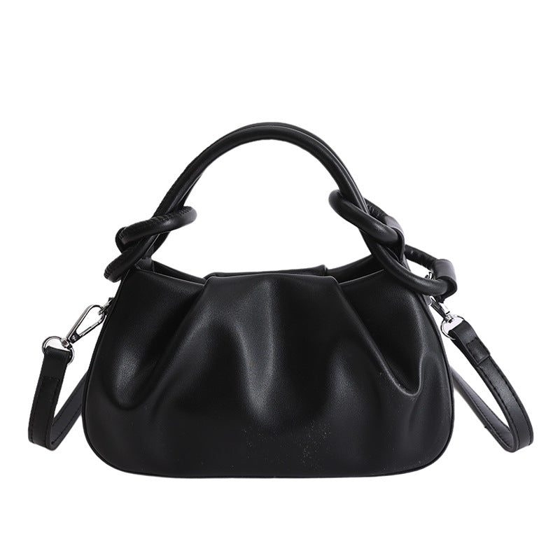 Pevell Pleated Shoulder Bag, view 3