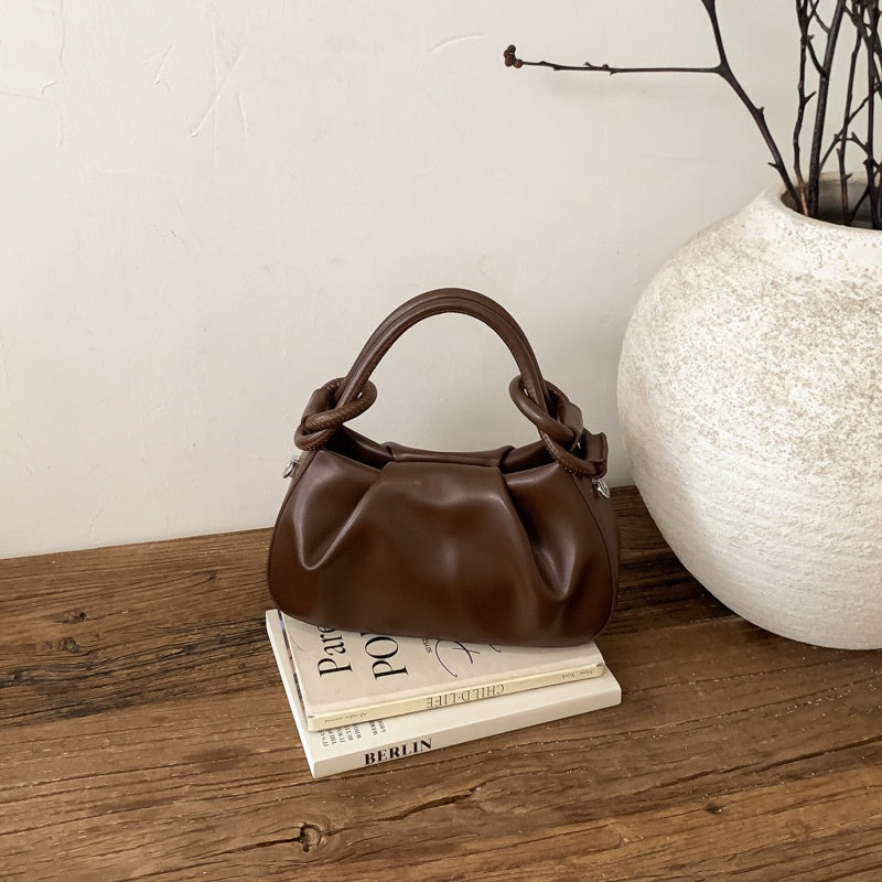Pevell Pleated Shoulder Bag, view 12