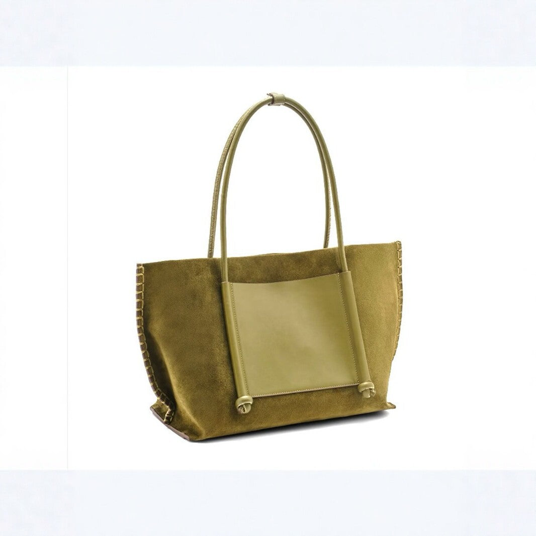 Women's Patchwork Suede Shoulder Bag by Pevell, view 3