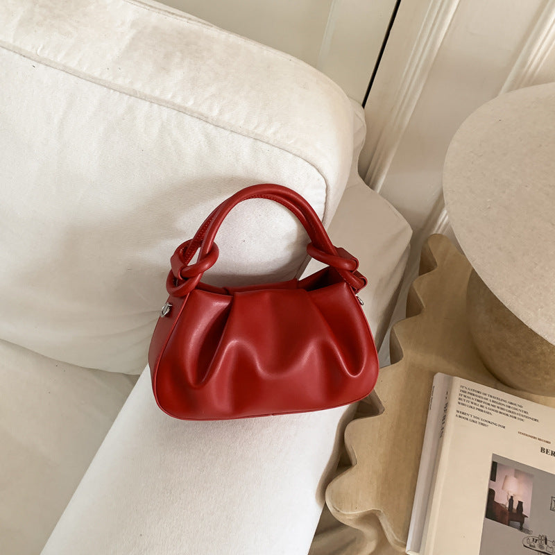 Pevell Pleated Shoulder Bag, view 8