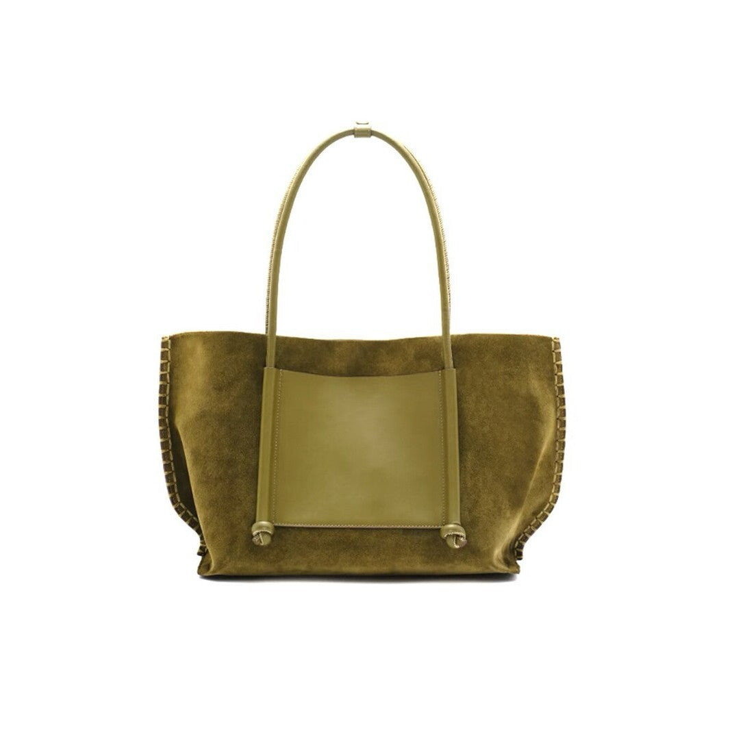 Women's Patchwork Suede Shoulder Bag by Pevell, view 5