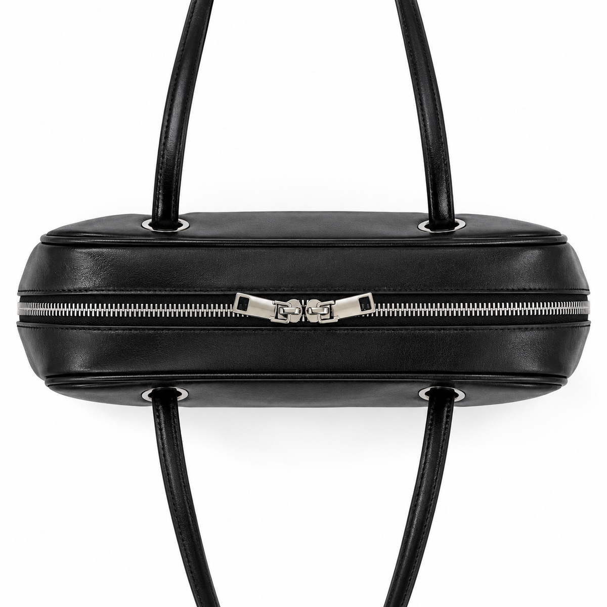 Women's Large Shoulder Tote Bag in Black, view 3