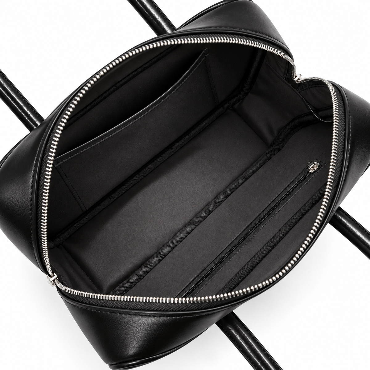 Women's Large Shoulder Tote Bag in Black, view 2