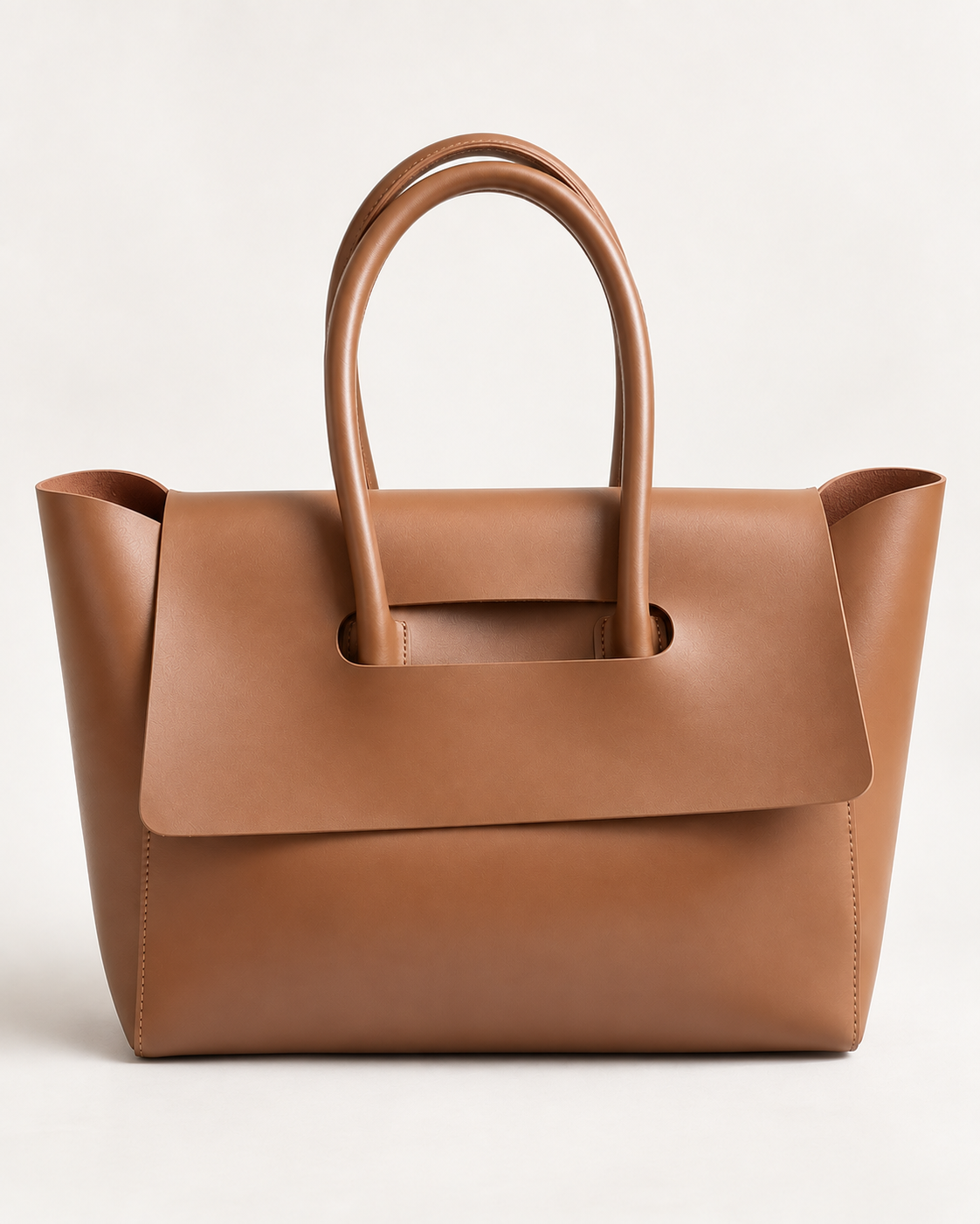 Women's Structured Vegan leather Tote Bag