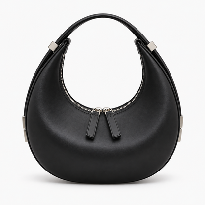 Women's Crescent Underarm Faux Leather Shoulder Bag