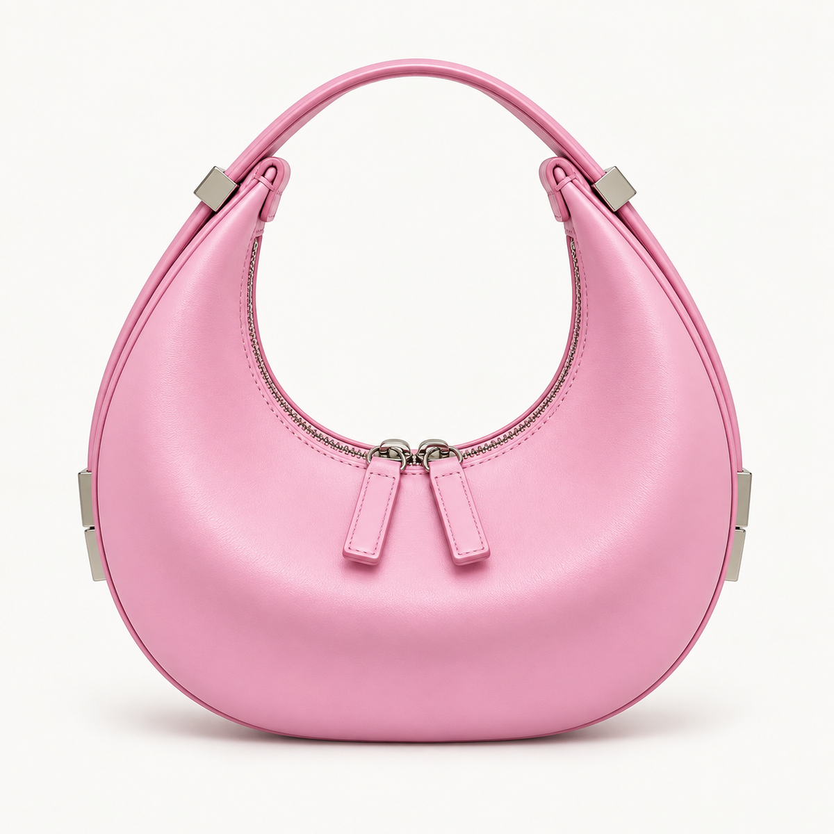 Women's Crescent Underarm Faux Leather Shoulder Bag