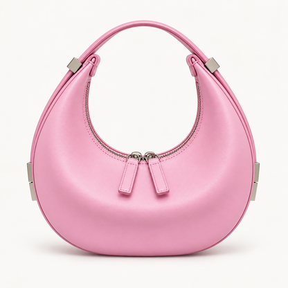 Women's Crescent Underarm Faux Leather Shoulder Bag