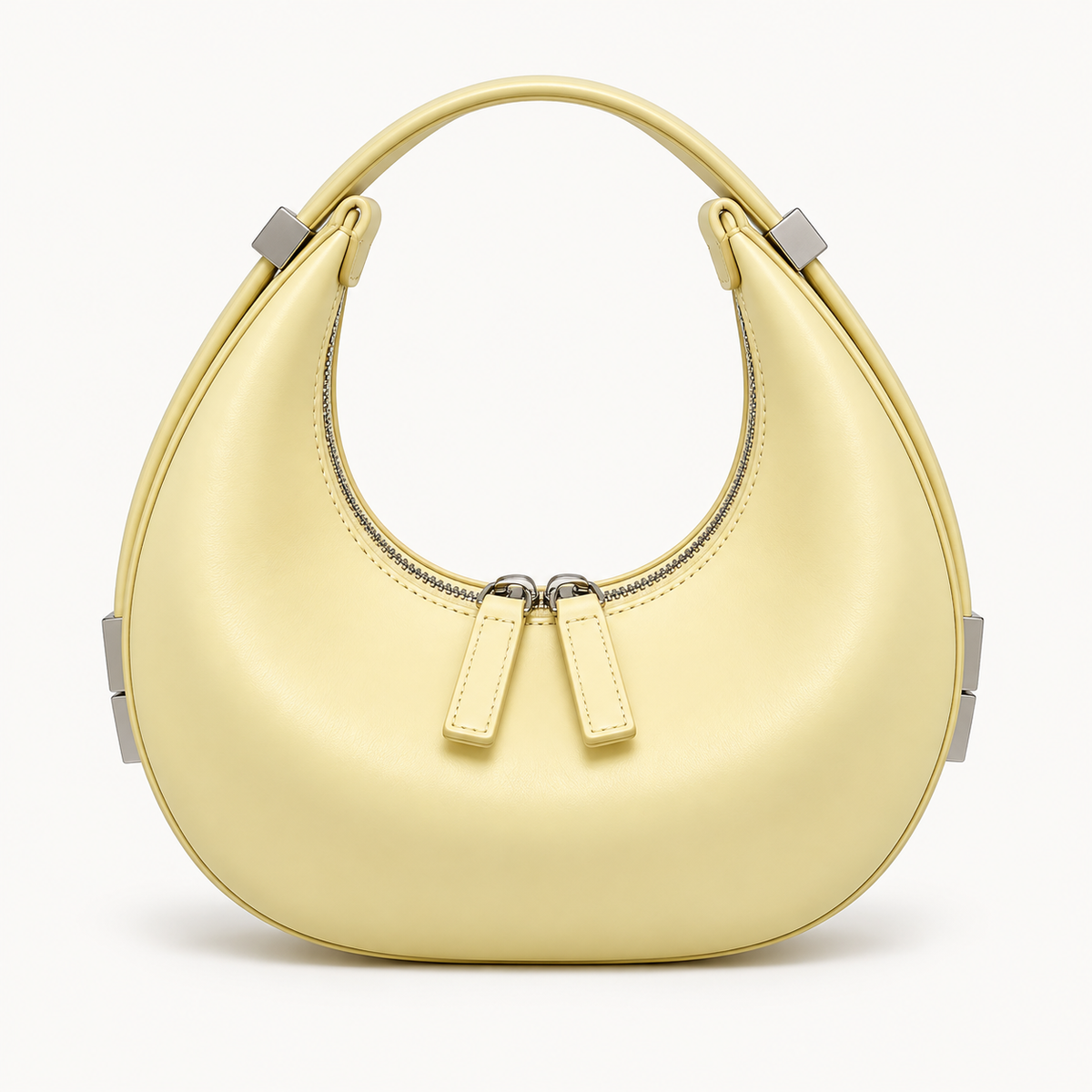 Women's Crescent Underarm Faux Leather Shoulder Bag