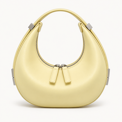 Women's Crescent Underarm Faux Leather Shoulder Bag