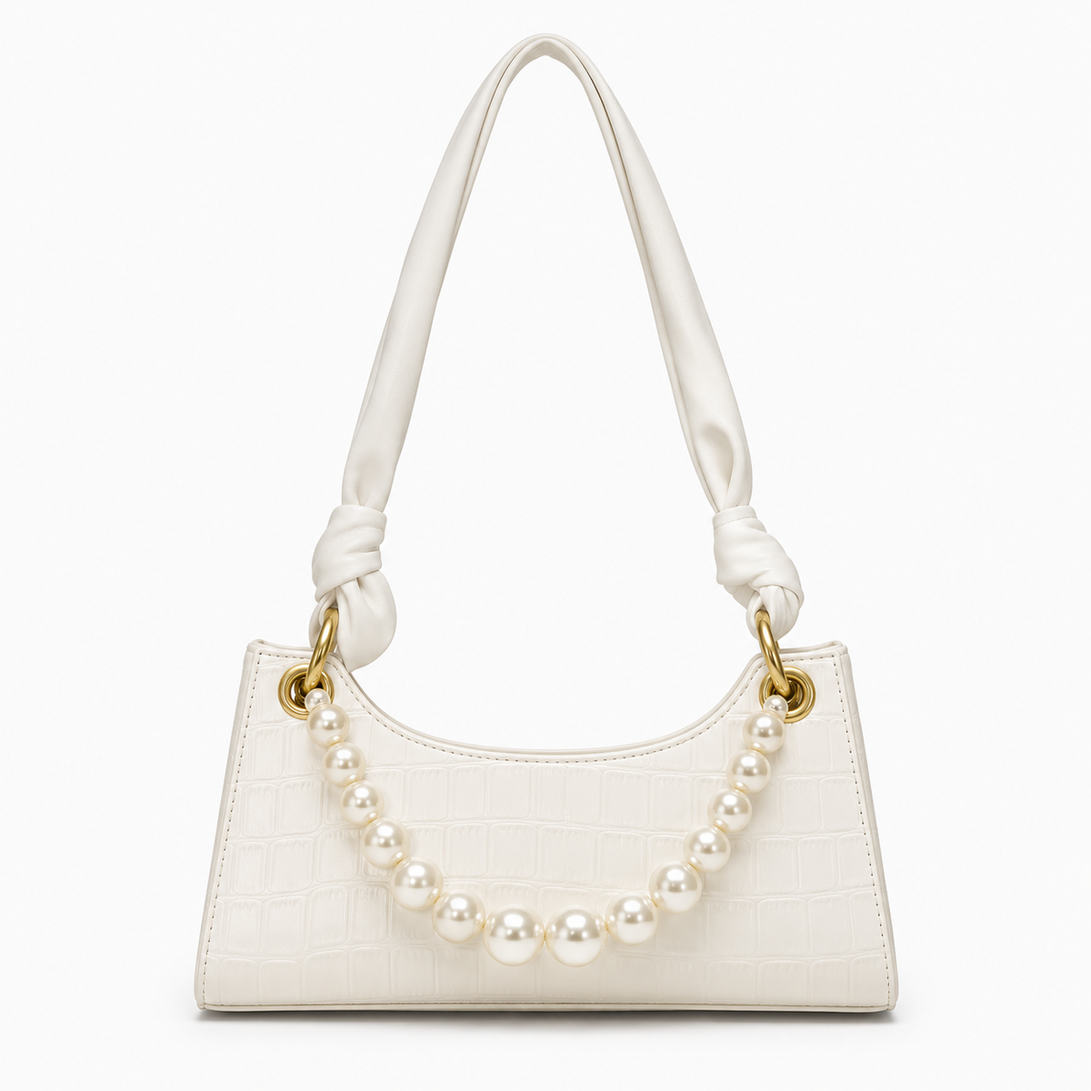 Women's Bow Faux Leather Clutch