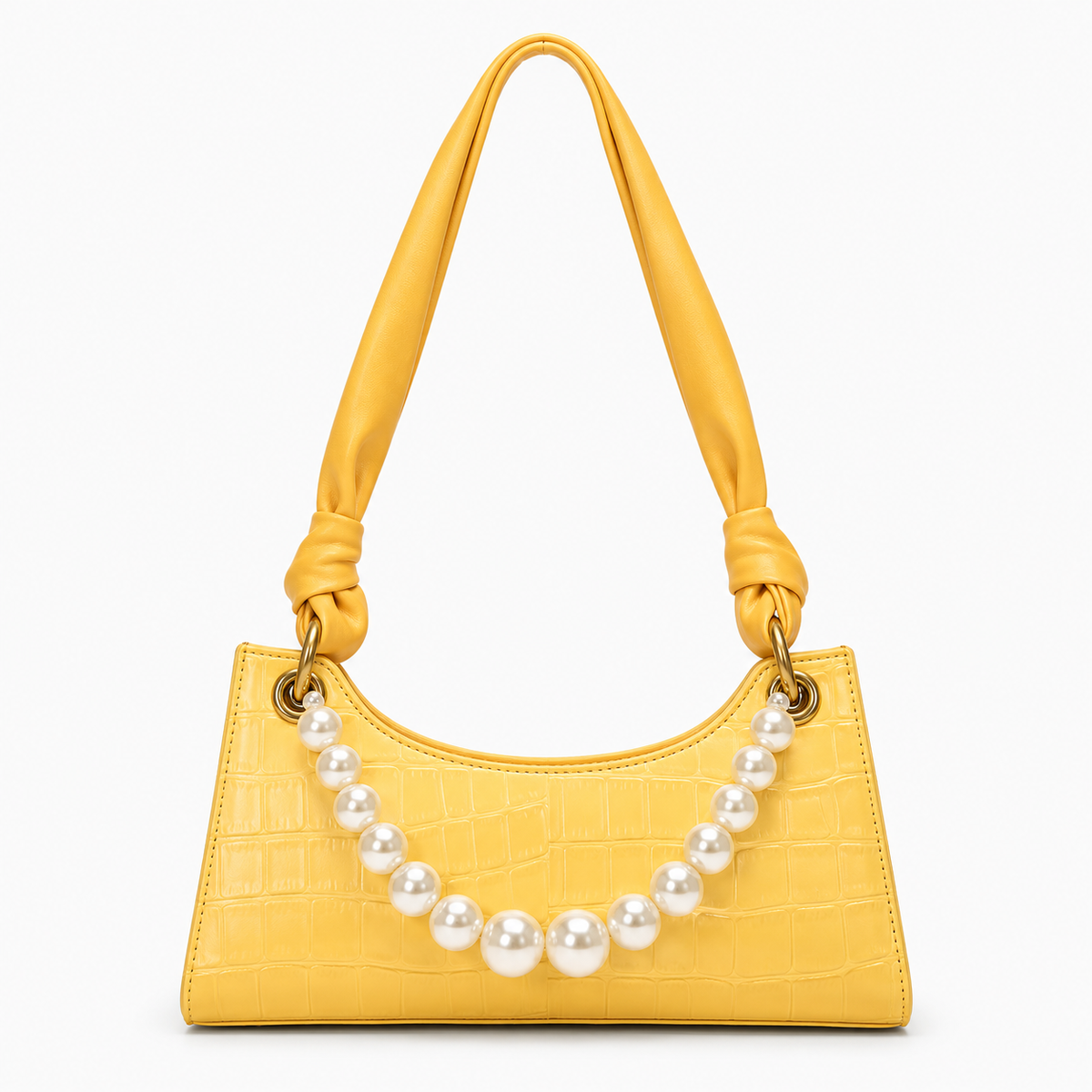 Women's Bow Faux Leather Clutch