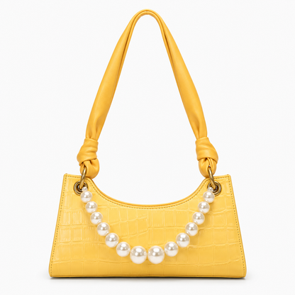 Women's Bow Faux Leather Clutch
