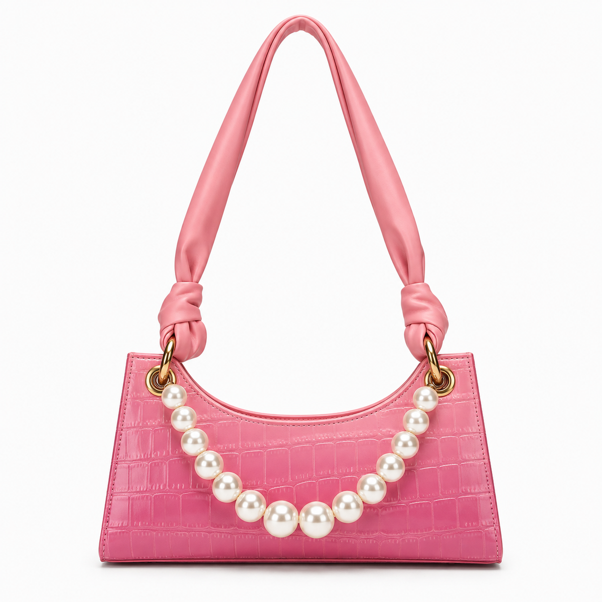 Women's Bow Faux Leather Clutch
