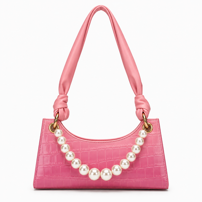 Women's Bow Faux Leather Clutch