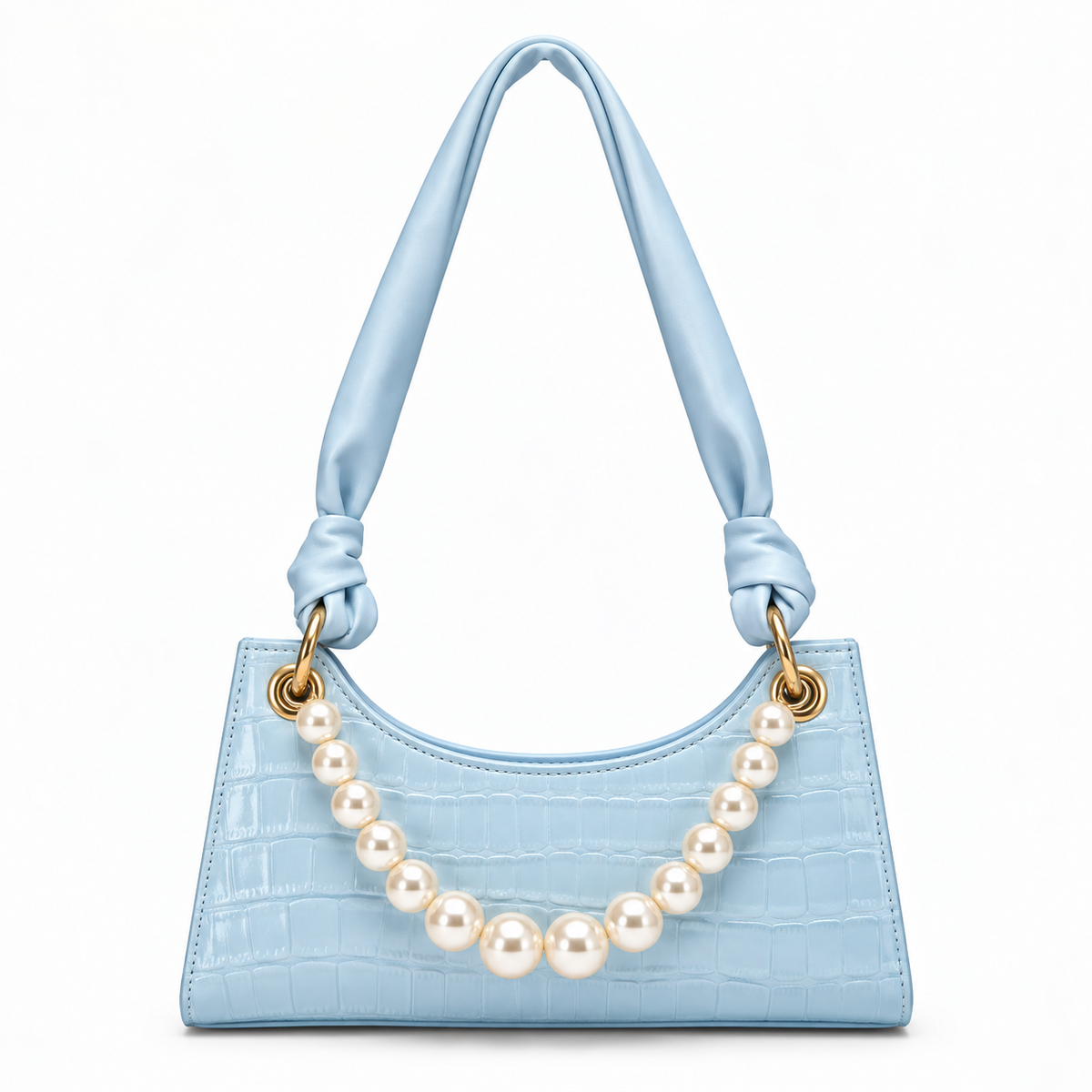 Women's Bow Faux Leather Clutch