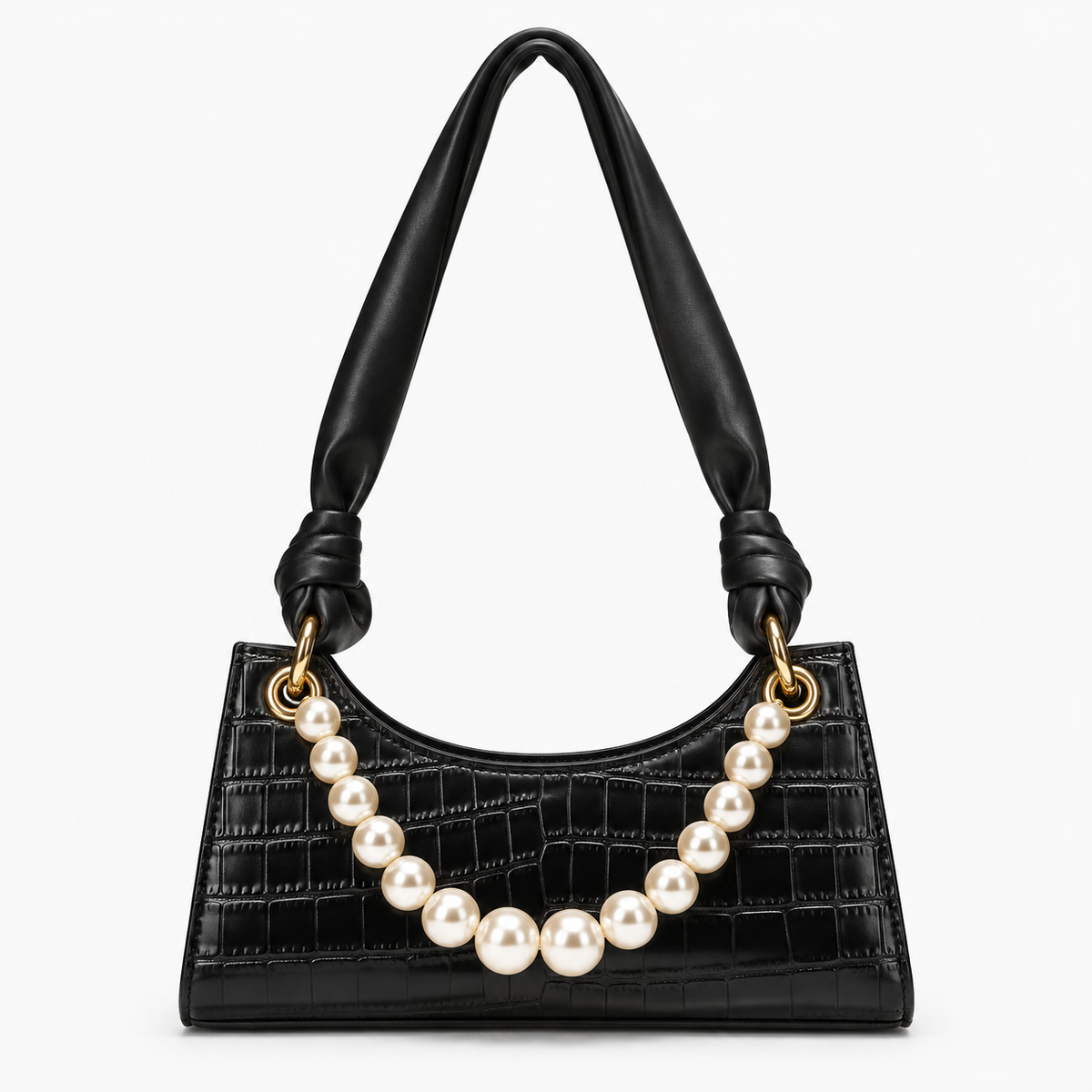 Women's Bow Faux Leather Clutch