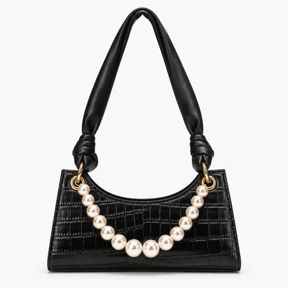 Women's Bow Faux Leather Clutch