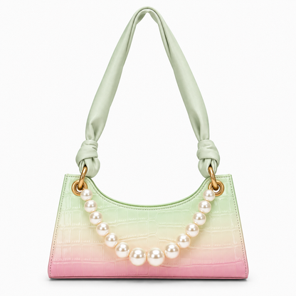 Women's Bow Faux Leather Clutch