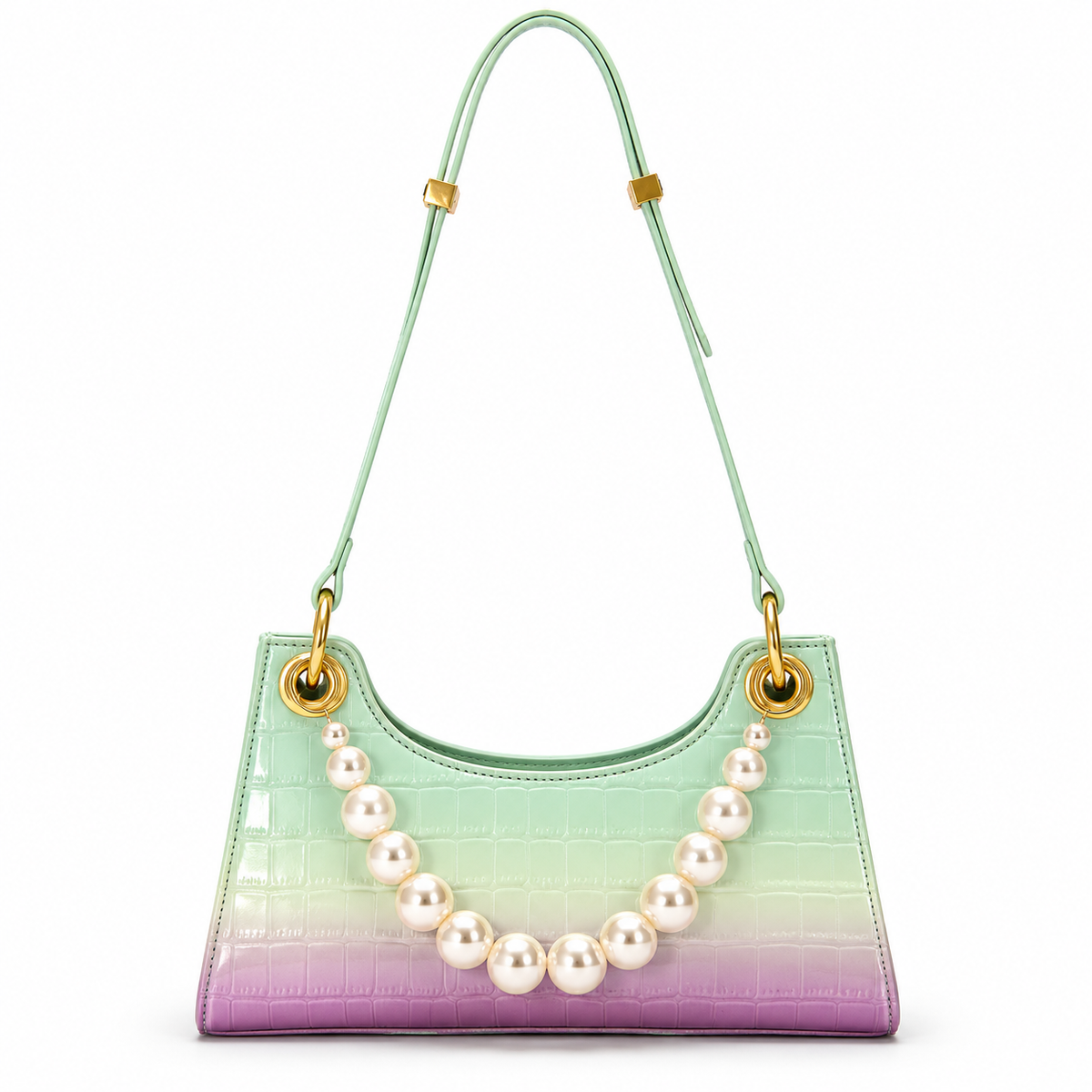 Women's Bow Faux Leather Clutch