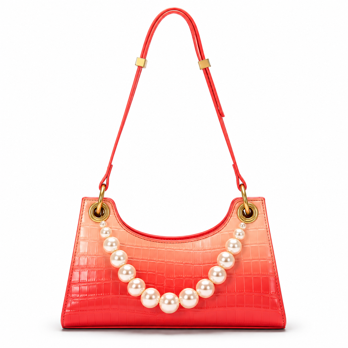 Women's Bow Faux Leather Clutch