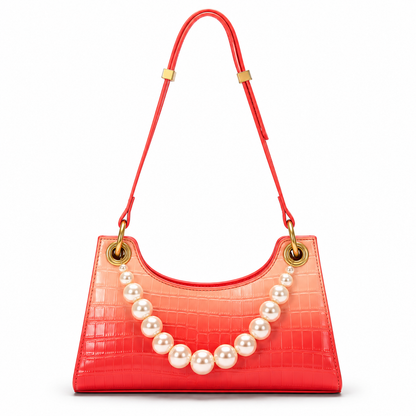 Women's Bow Faux Leather Clutch
