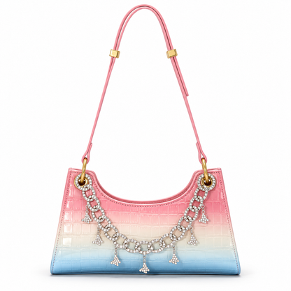 Women's Bow Faux Leather Clutch