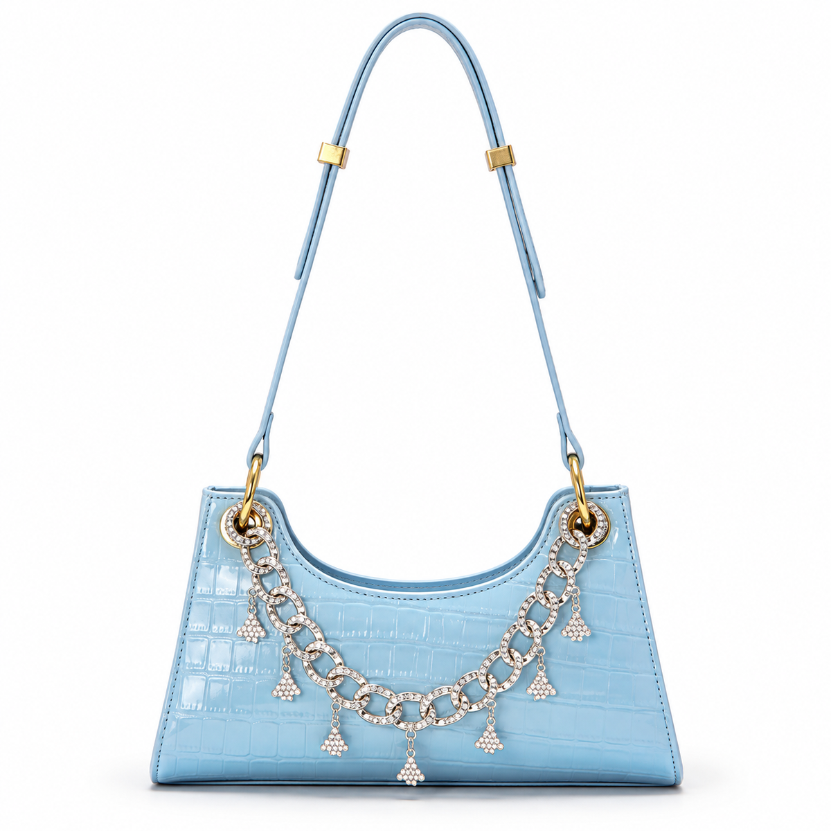 Women's Bow Faux Leather Clutch