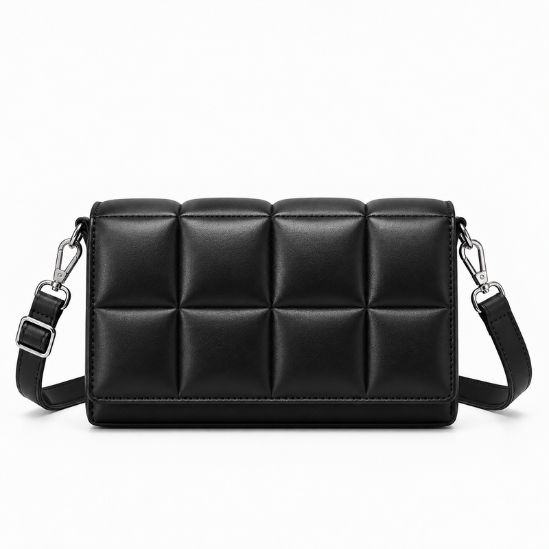 Women's Minimalist Faux Leather Crossbody Bag by Pevell, view 1
