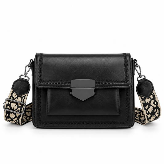 Women's Retro Faux Leather Crossbody Bag