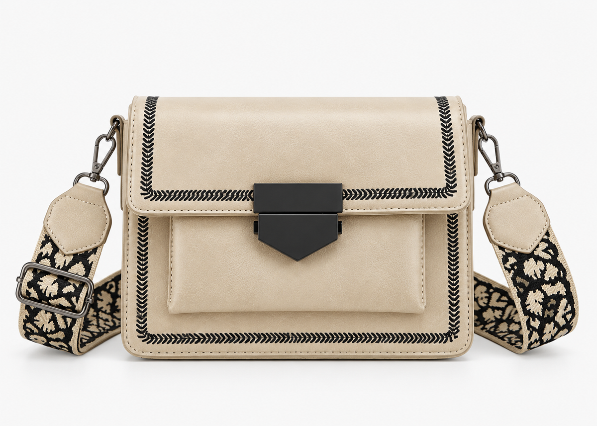 Women's Retro Faux Leather Crossbody Bag