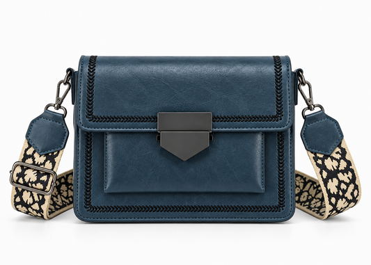 Women's Retro Faux Leather Crossbody Bag