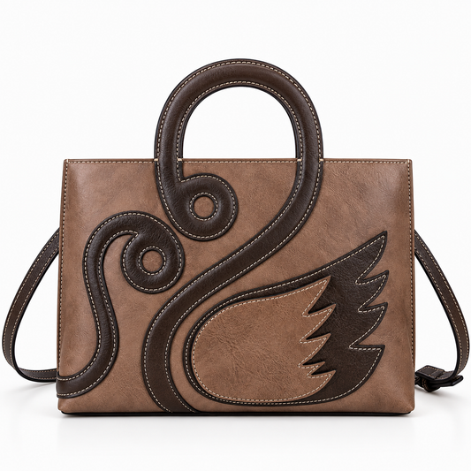 Women's Vintage Leather Tote Bag