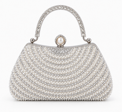 Women's Pearl Embellished Clutch