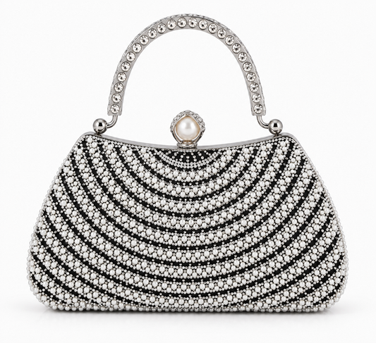 Women's Pearl Embellished Clutch