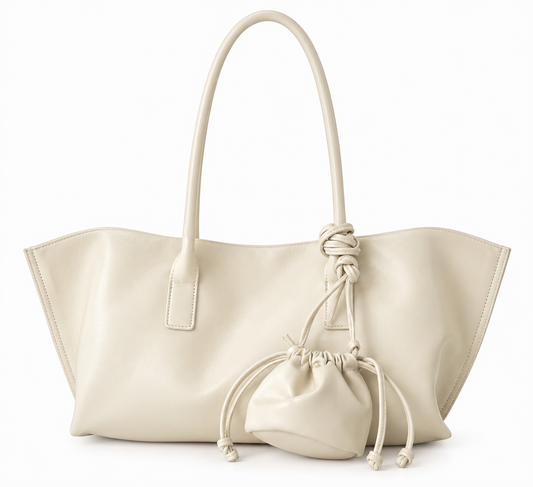 Women's Large-Capacity Minimalist Leather Shoulder Bag