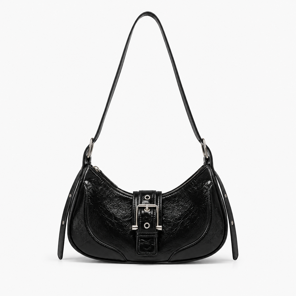 Women's Retro Faux Leather Underarm Bag by Pevell, view 1