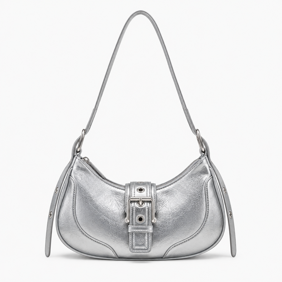 Women's Retro Faux Leather Underarm Bag by Pevell, view 2