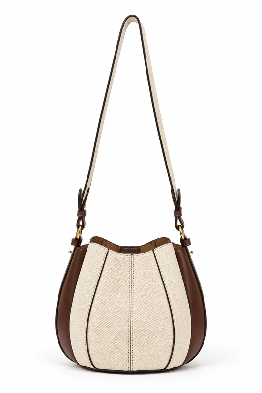 Women's Bucket Refined Faux Leather Handbag