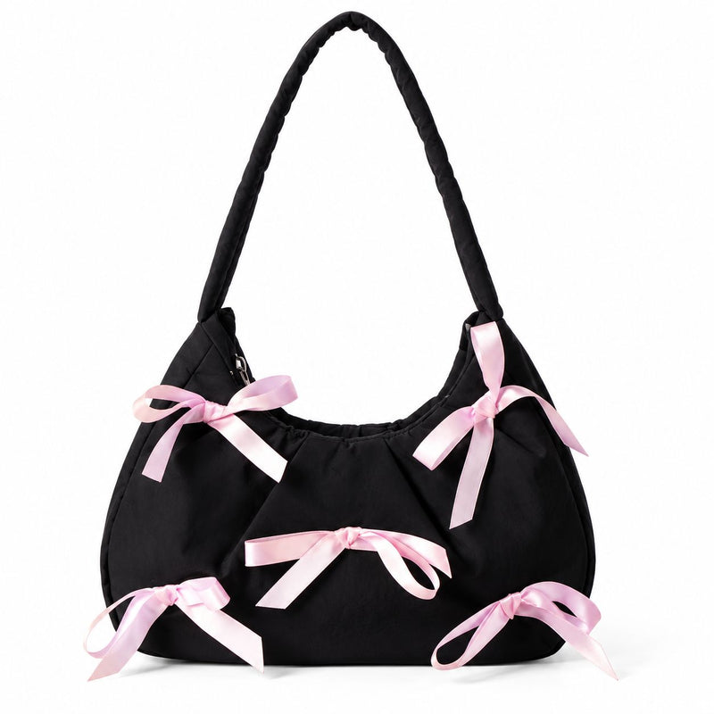 Women's Bow Nylon Crossbody Bag by Pevell, view 1