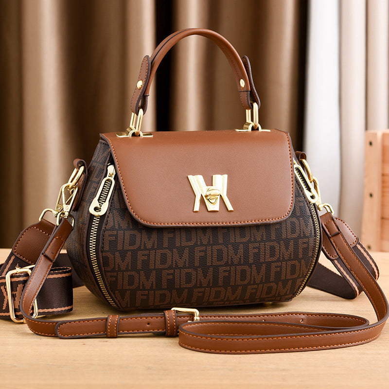 Pevell Letter Print Crossbody Bag, view 1