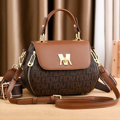Pevell Letter Print Crossbody Bag, view 1